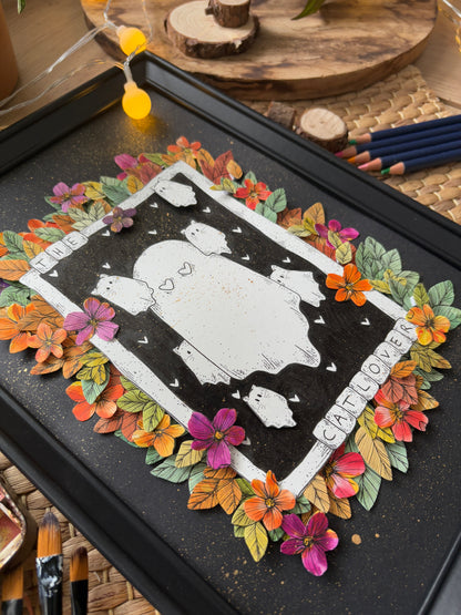 Artframe "The Catlover" (DIN A4)