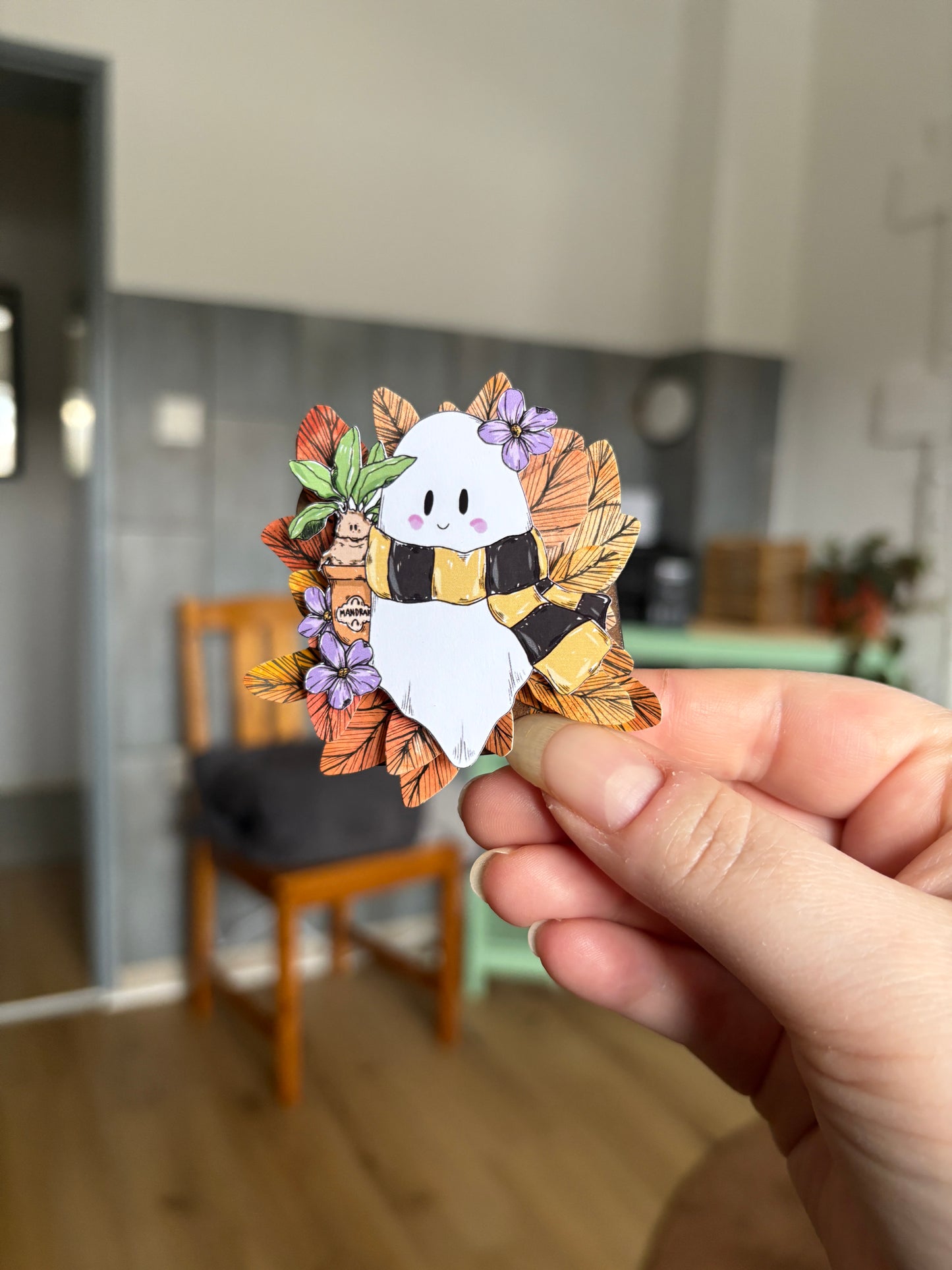 Magnet - "Boo-Hufflepuff"