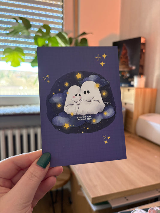 Postkarte "You're not alone"