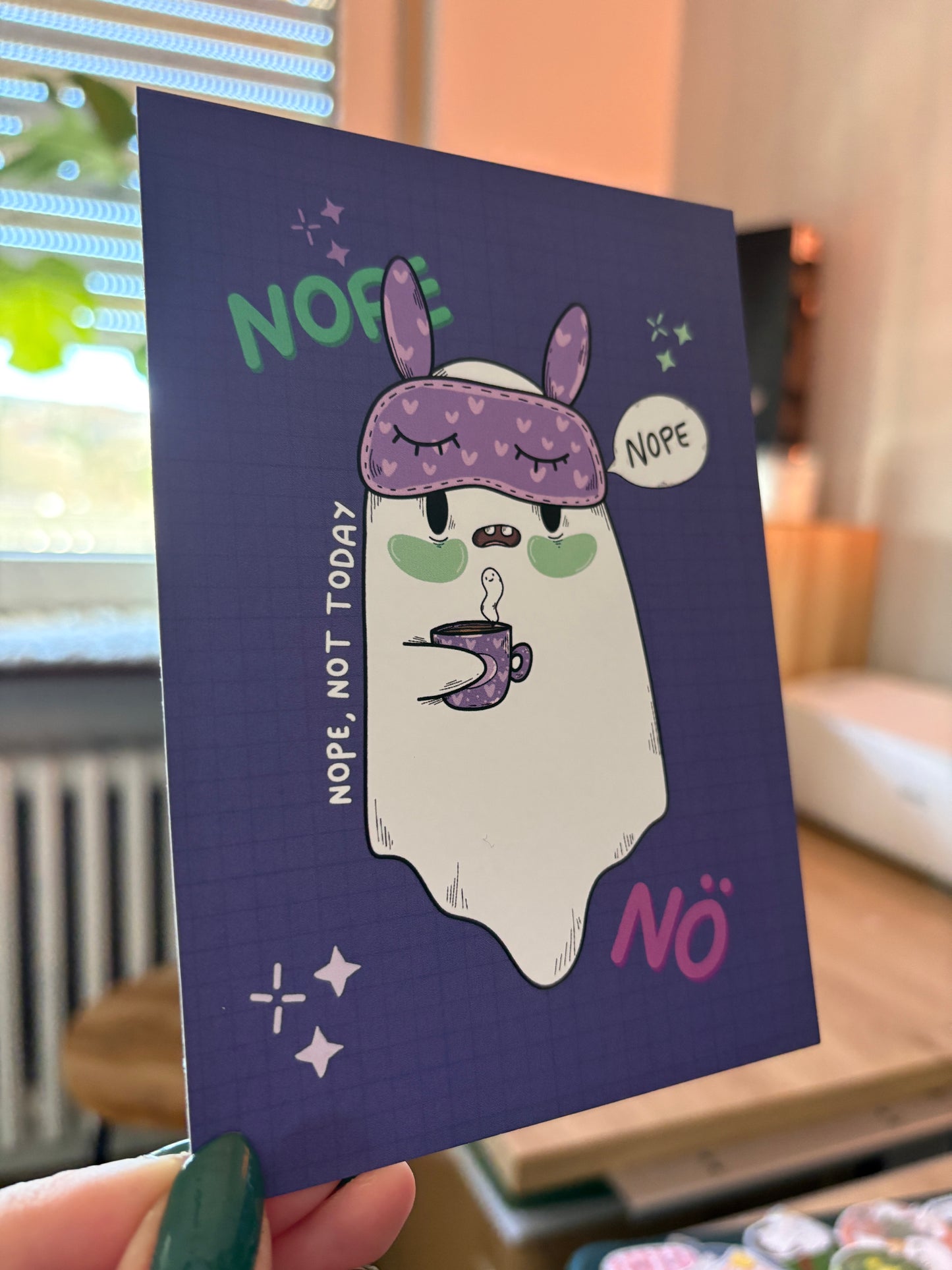 Postkarte "Nope"