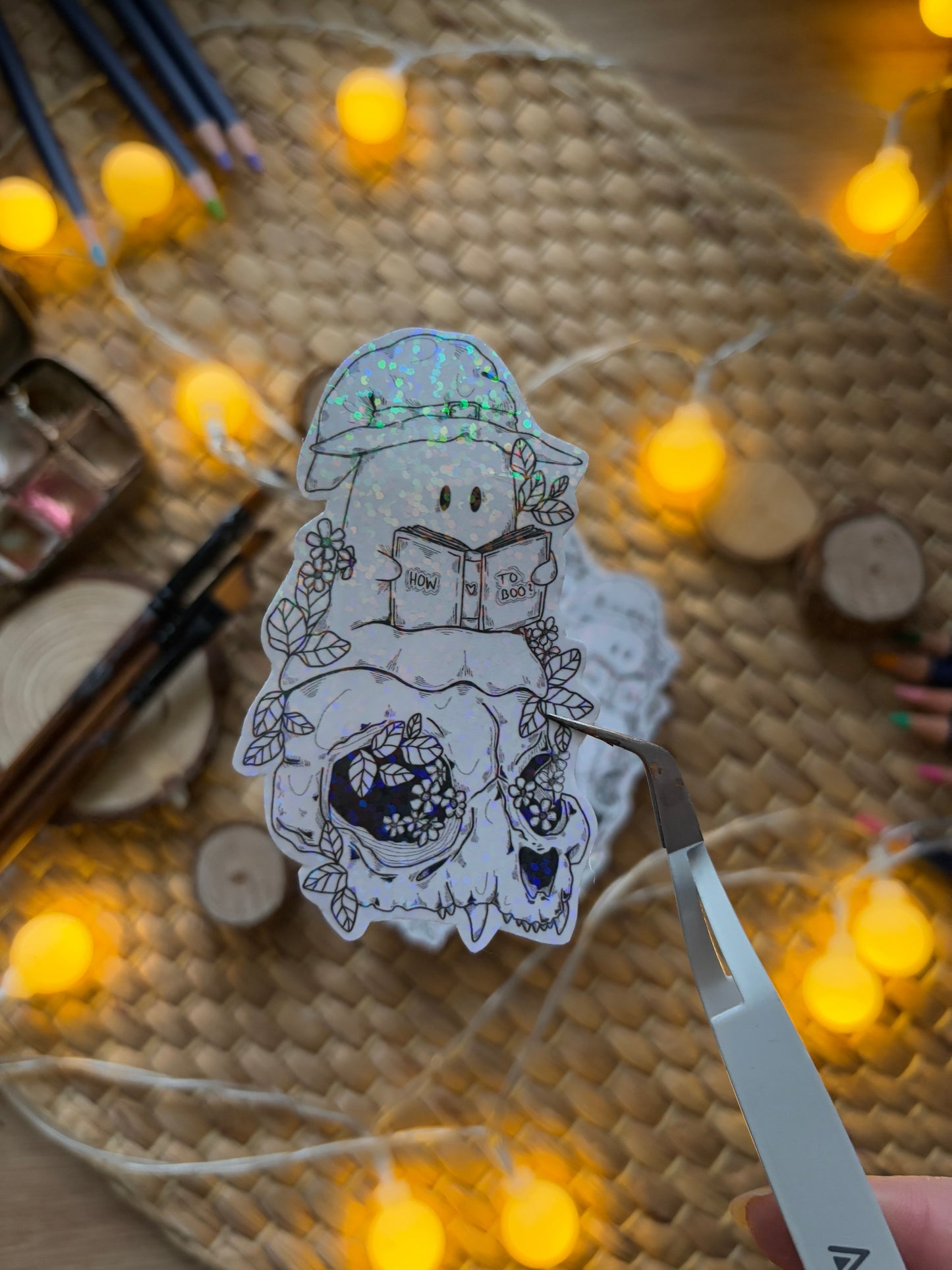 Sticker - Skull Reader