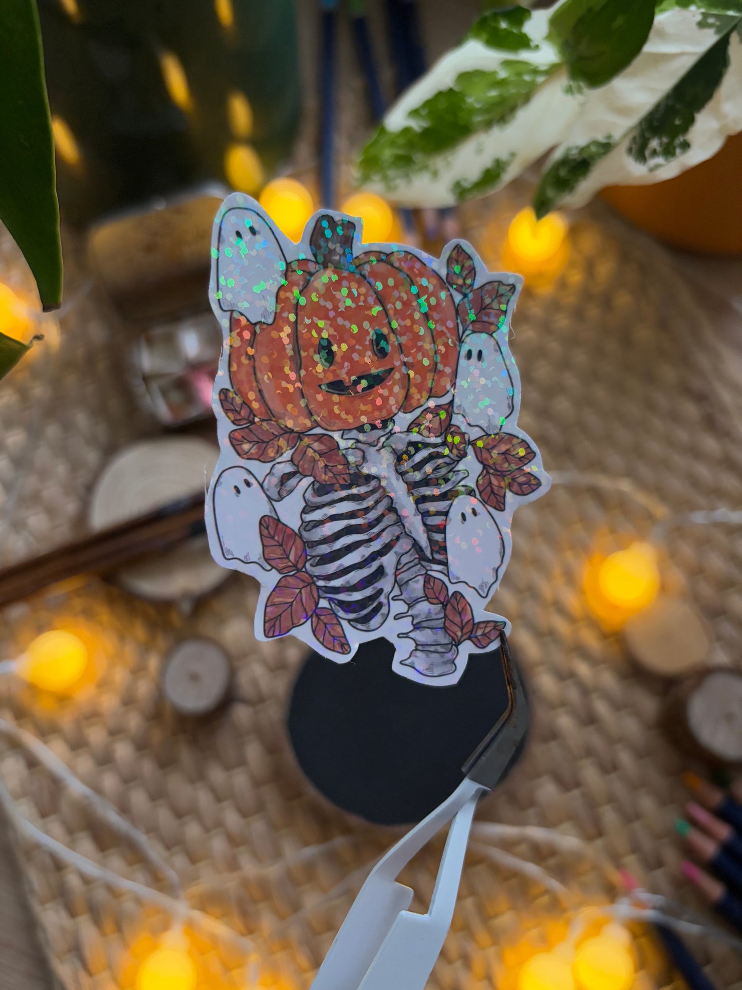 Sticker - Skull-Pumpkin