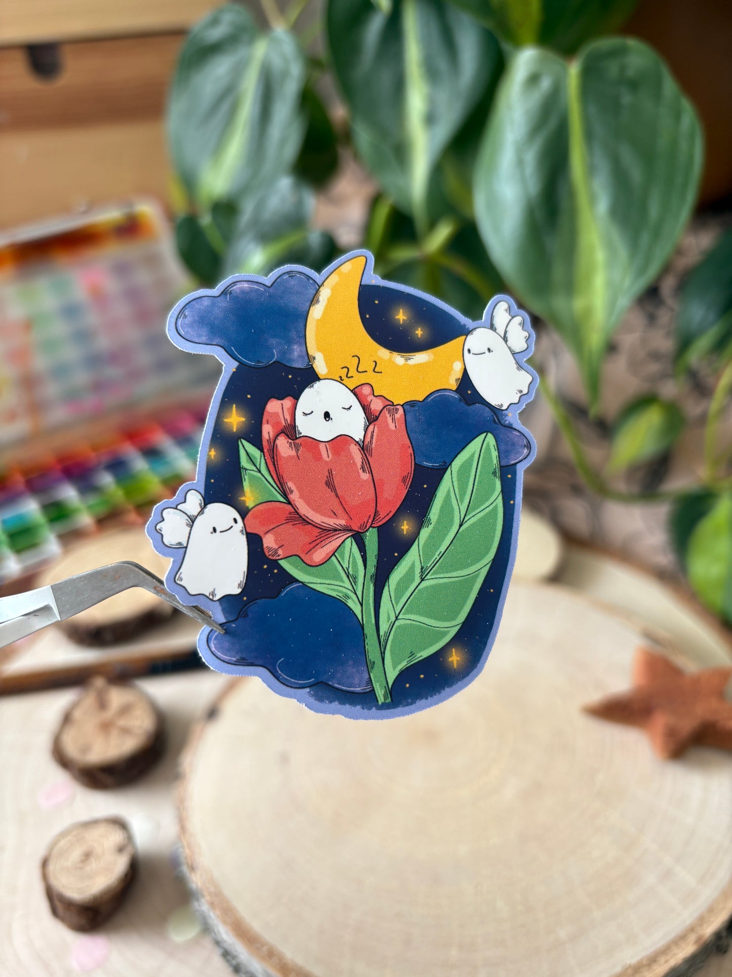 Sticker- "Sleepy-Boo"