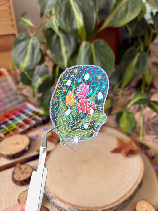 Sticker- "Tulpen-Boo"