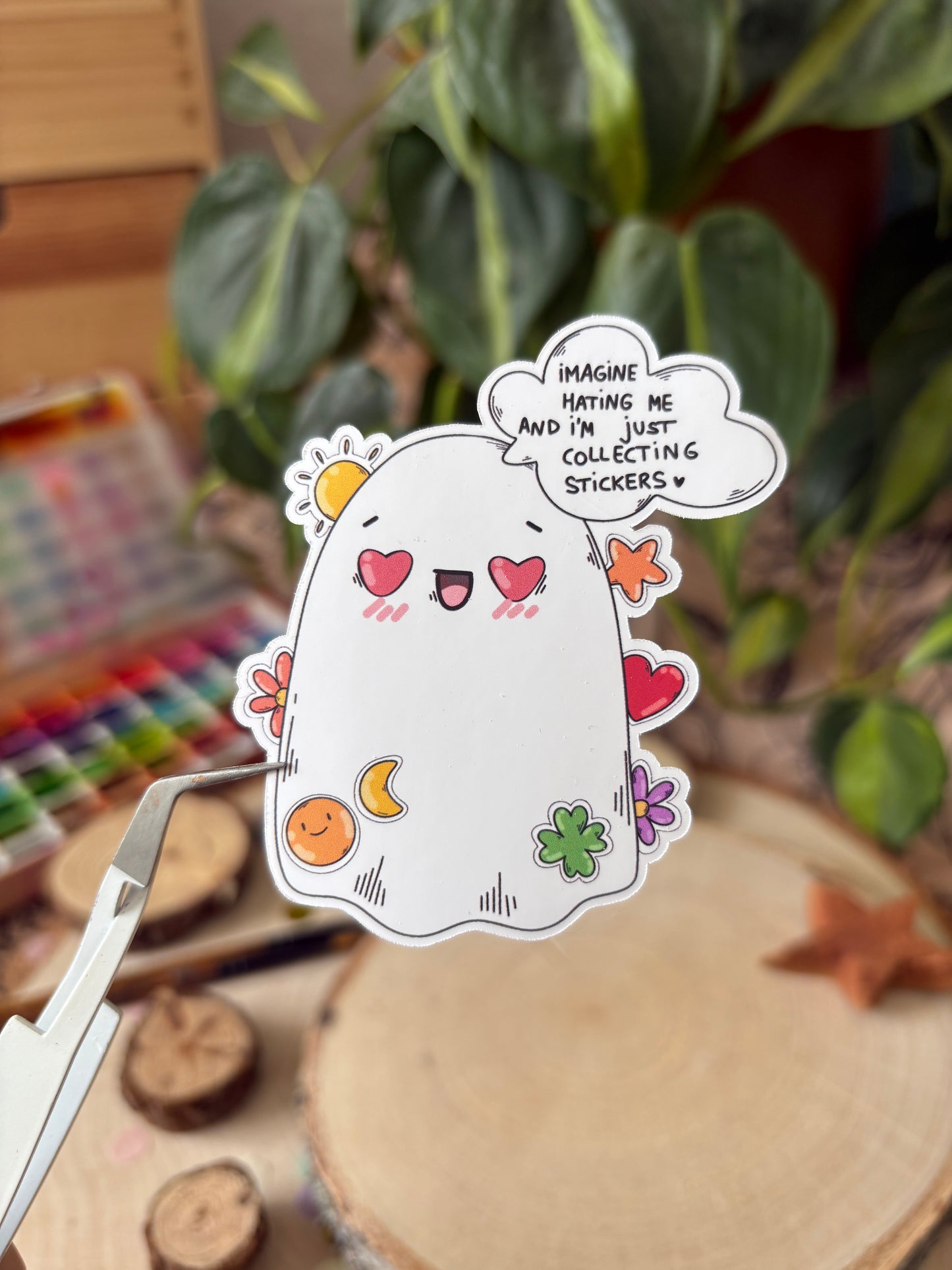 Sticker- "Hating me"