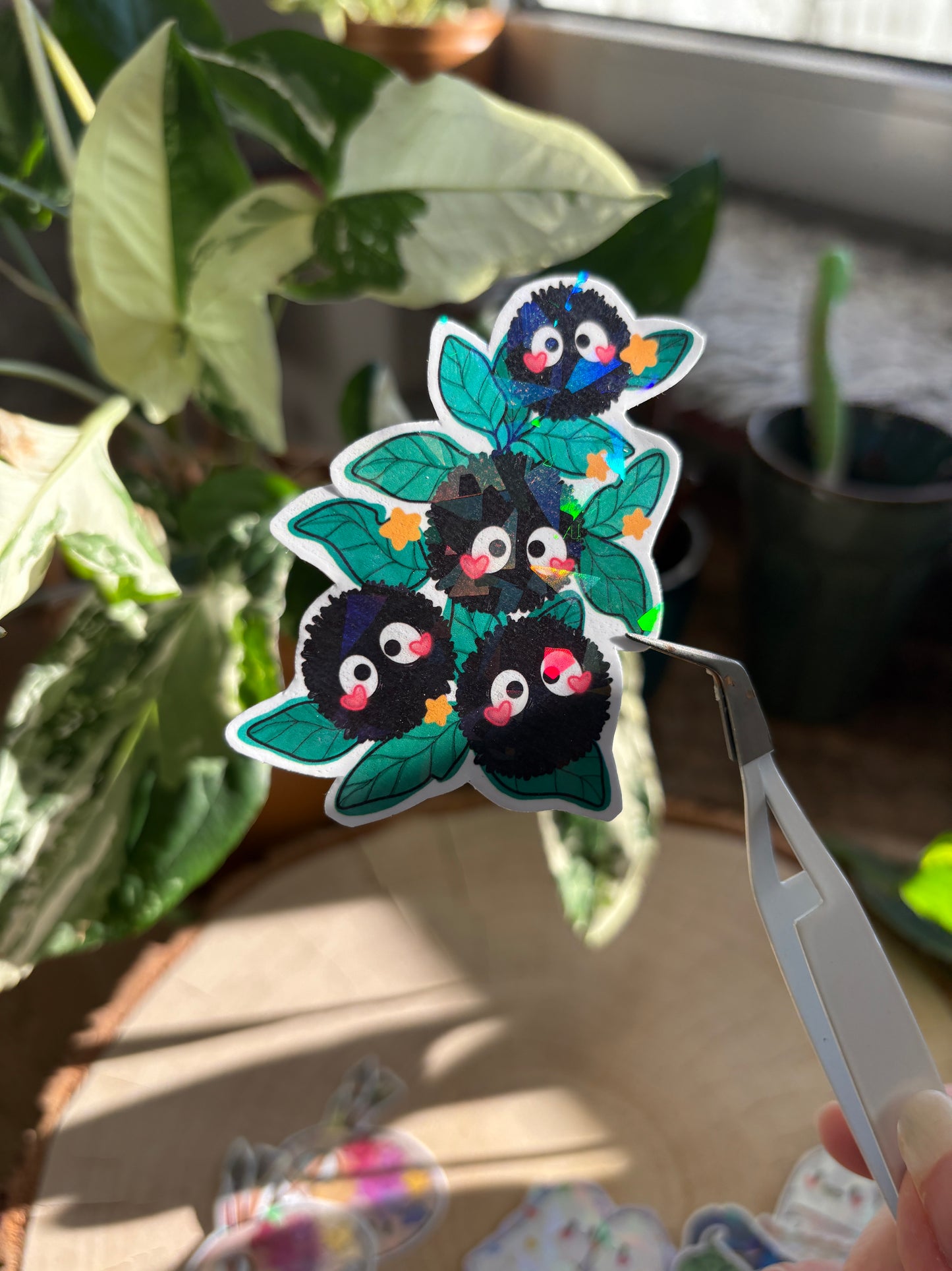 Sticker "Ruß-Pflanze"