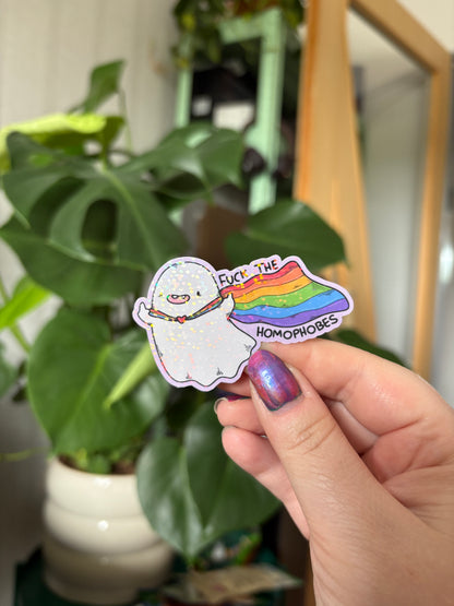 Sticker "Fck the Homophobes"