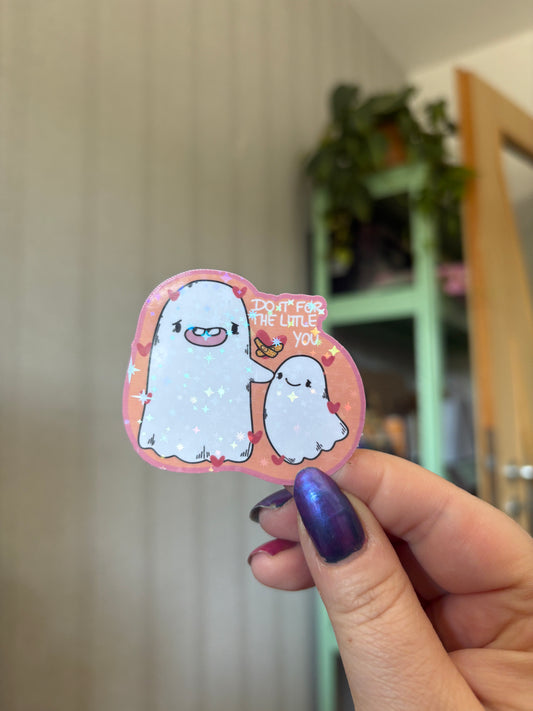 Sticker "Little you" (glitzer)