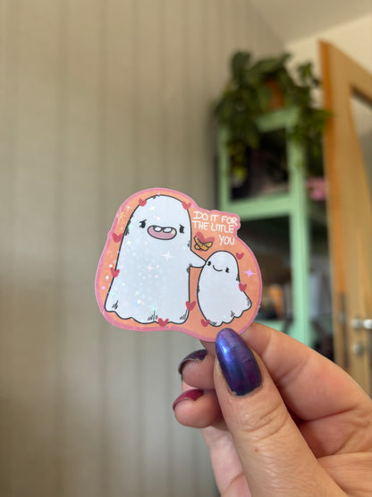 Sticker "Little you" (glitzer)