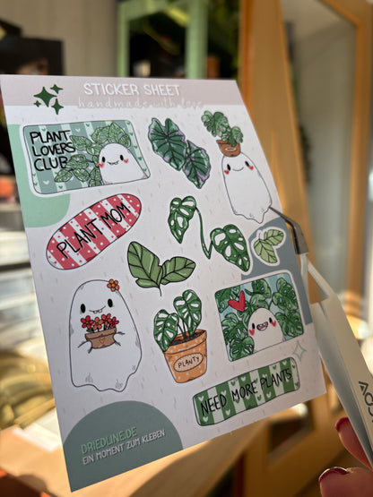 Sticker Sheet - Plant Boo's