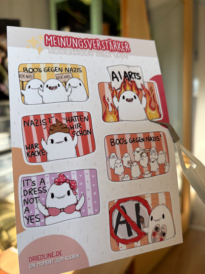 Sticker Sheet - Meinungsverstärker