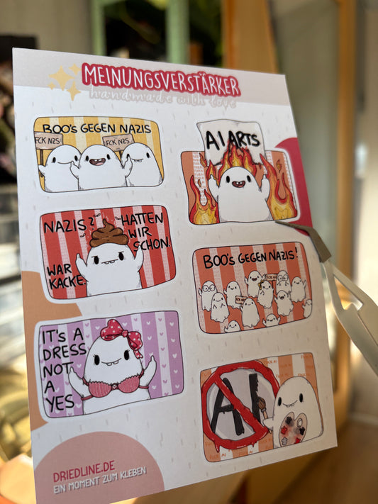 Sticker Sheet - Meinungsverstärker