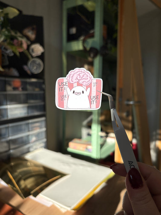 Sticker -"Use it" (matt)