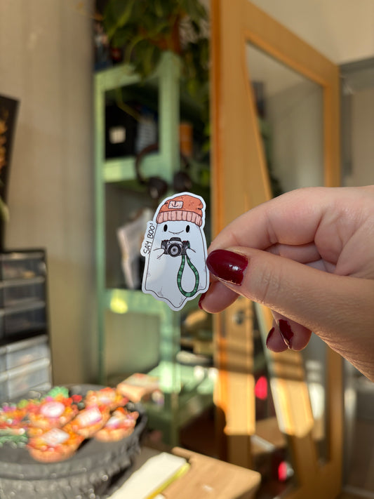 Sticker -"Say Boo!" (matt)