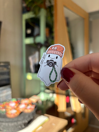 Sticker -"Say Boo!" (matt)