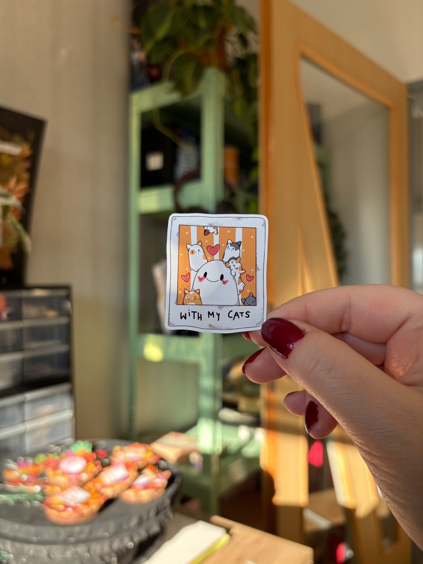 Sticker -"Me and my Cat" (matt)