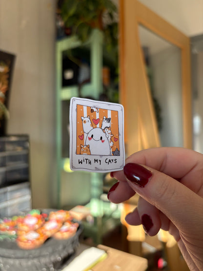 Sticker -"Me and my Cat" (matt)