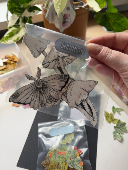 DIY Pop-Up-Kit "Mottenzauber" (DIN A5)