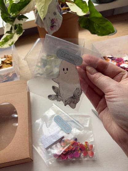 DIY Pop-Up-Kit "Schmetterlingsfreund" (DIN A6)