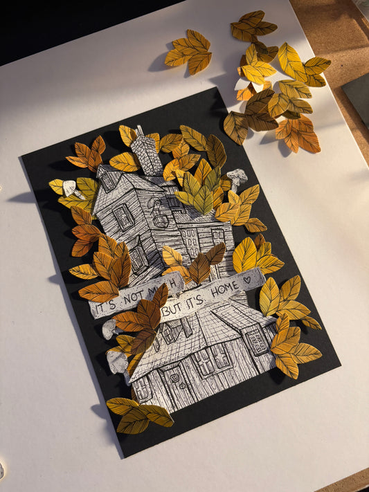 DIY Pop-Up-Kit "Fuchsbau" (DIN A5)