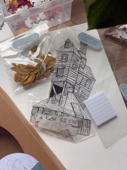 DIY Pop-Up-Kit "Fuchsbau" (DIN A5)