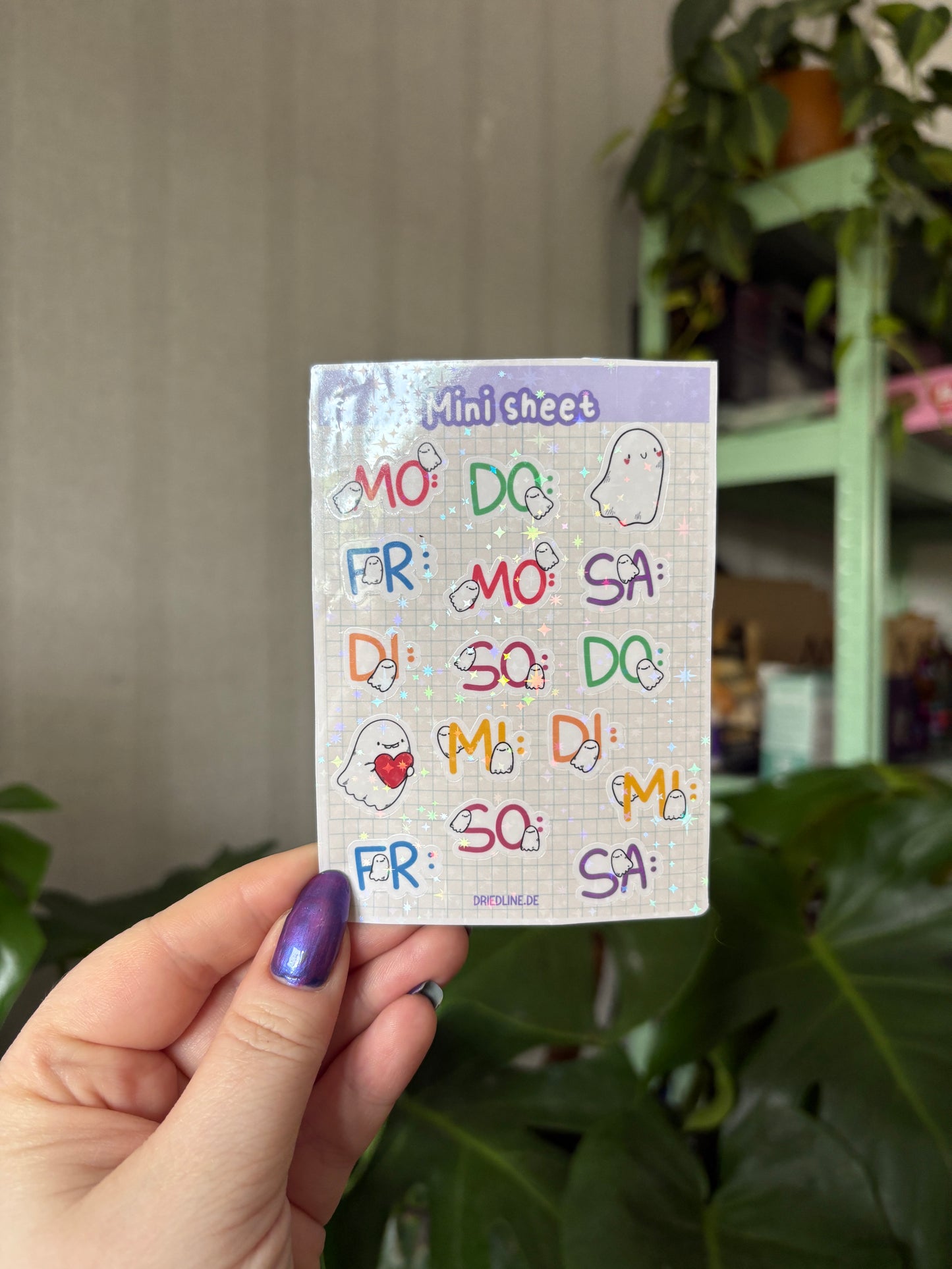Mini Sheet - "Mo,Di,Mi"