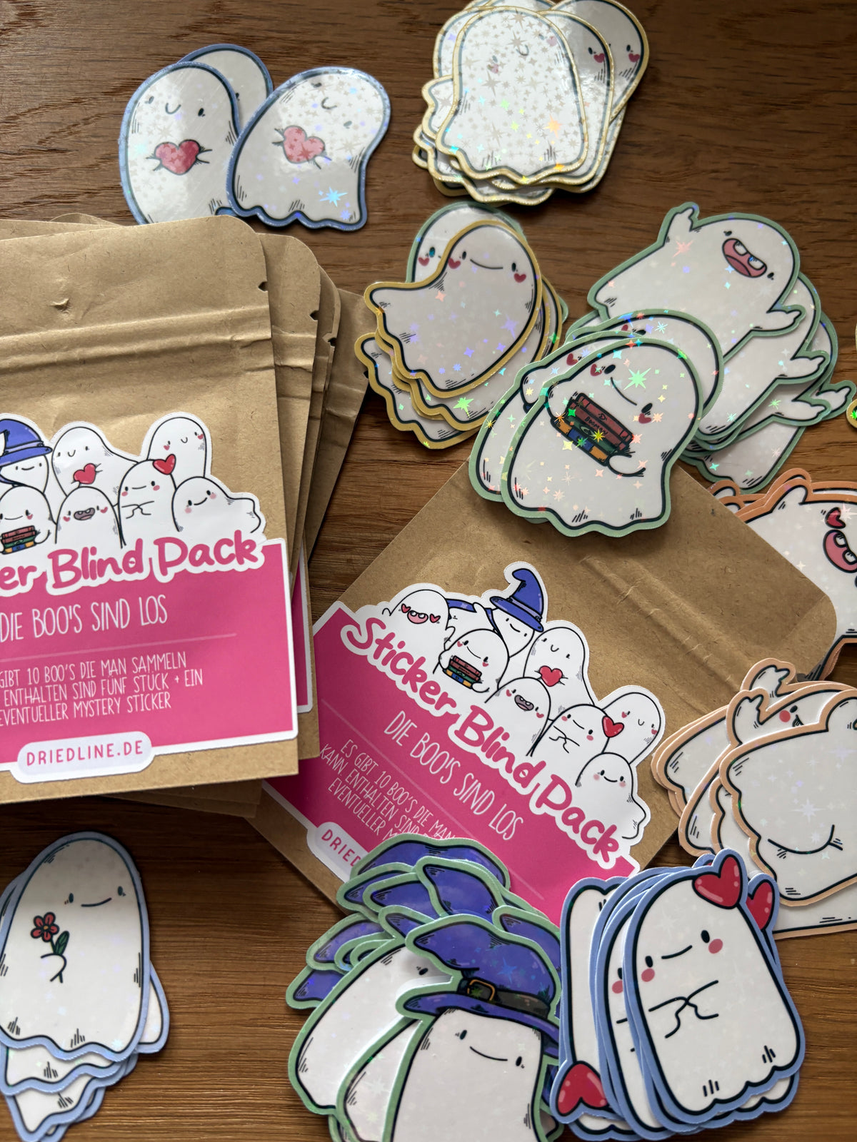Sticker Blind Pack "die Boo's sind los"