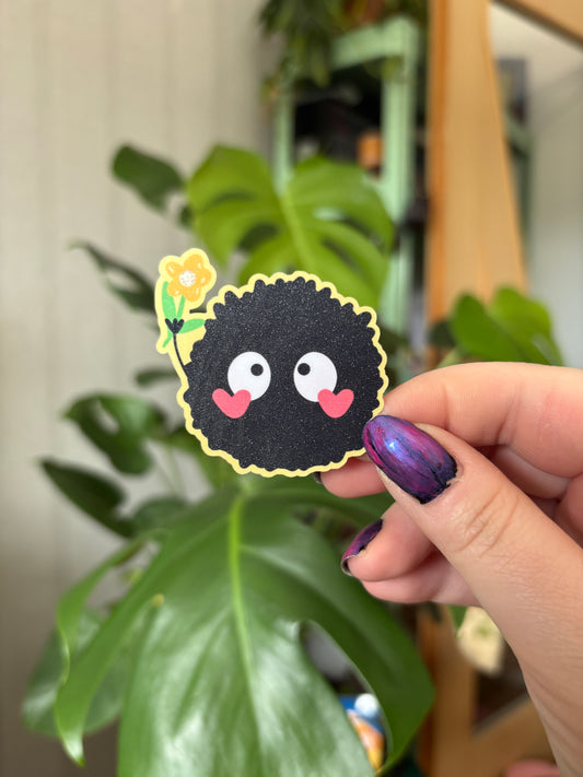 Sticker "Fusselfreund Blume für dich"