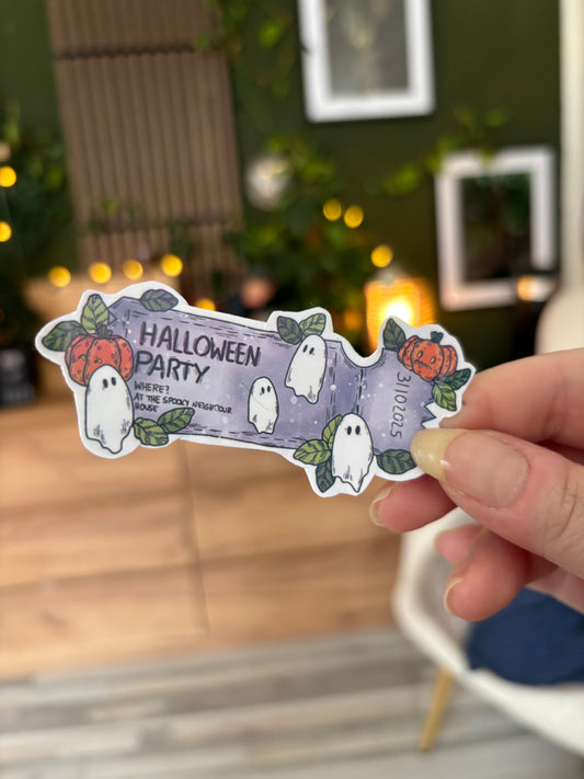 Sticker - Halloween Party