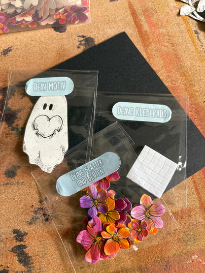 DIY Pop-Up-Kit "Boo Love" (DIN A6)