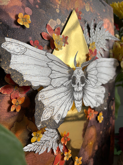 Pop-Up-Canva - Totenkopfschwärmer (30x40cm)