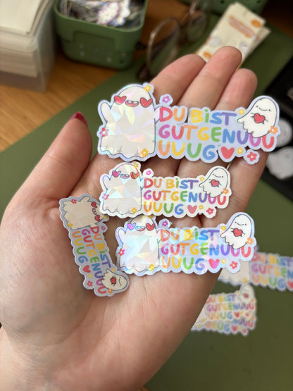 Sticker Konfetti "Du bist gut genug" (glitzer)
