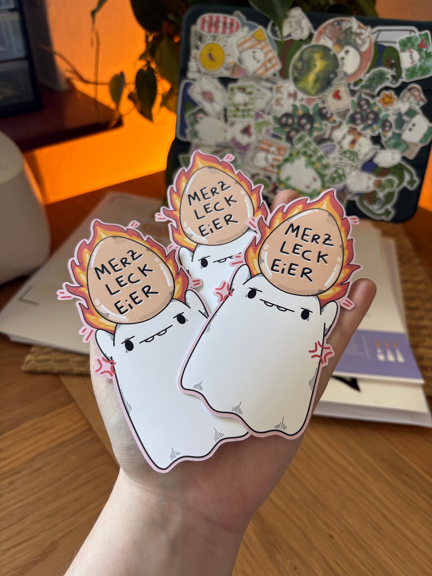 Sticker "Leck Eier" (groß)