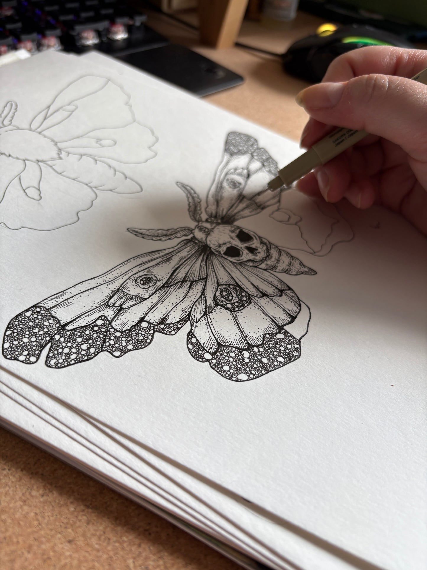 Alk Ink - Pur oder mit Motiv (DIN A4)