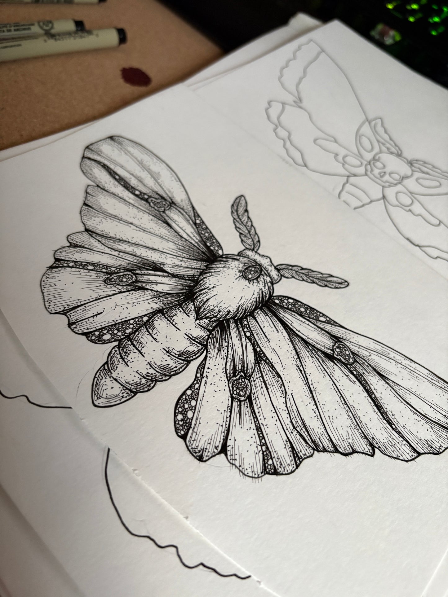 Alk Ink - Pur oder mit Motiv (DIN A4)