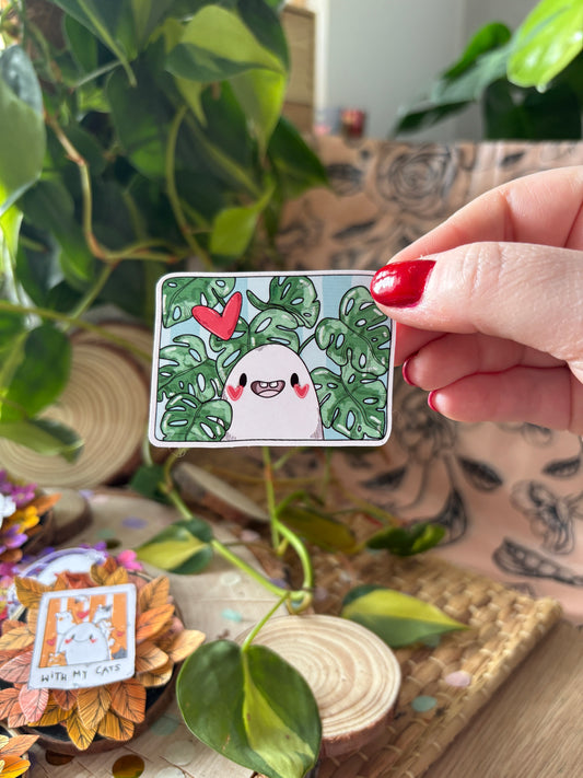 Sticker -"Plant Boo" (matt)