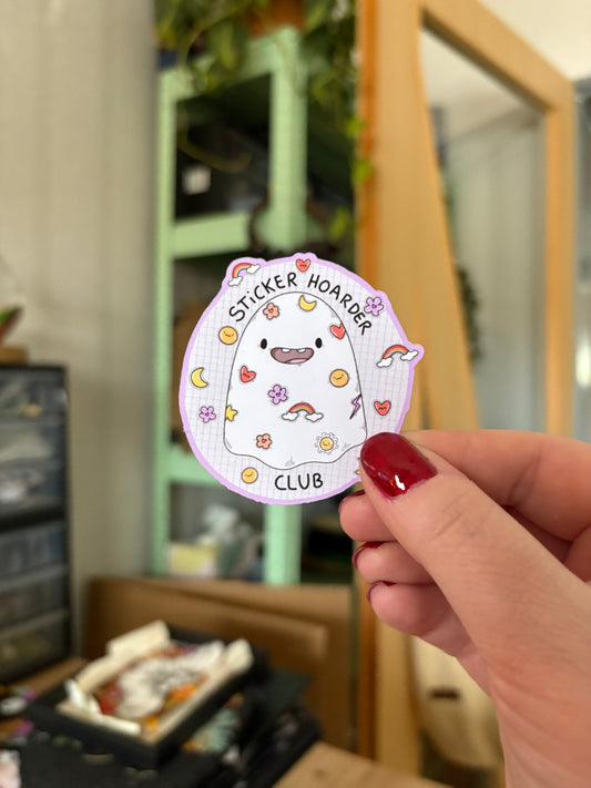 Sticker -"Sticker Hoarder"#2 (matt)