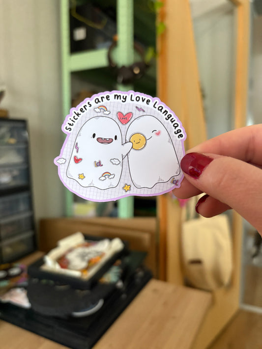 Sticker -"My Love Language" (matt)