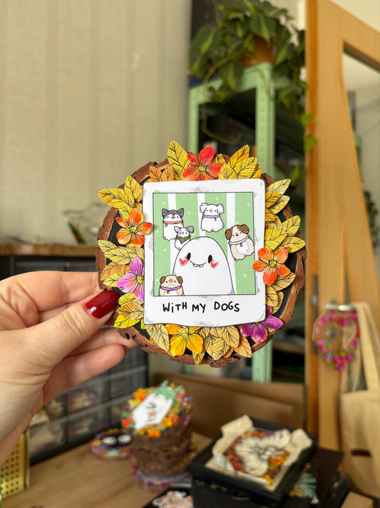 Artwood "With my Dogs" #2 (13cm)