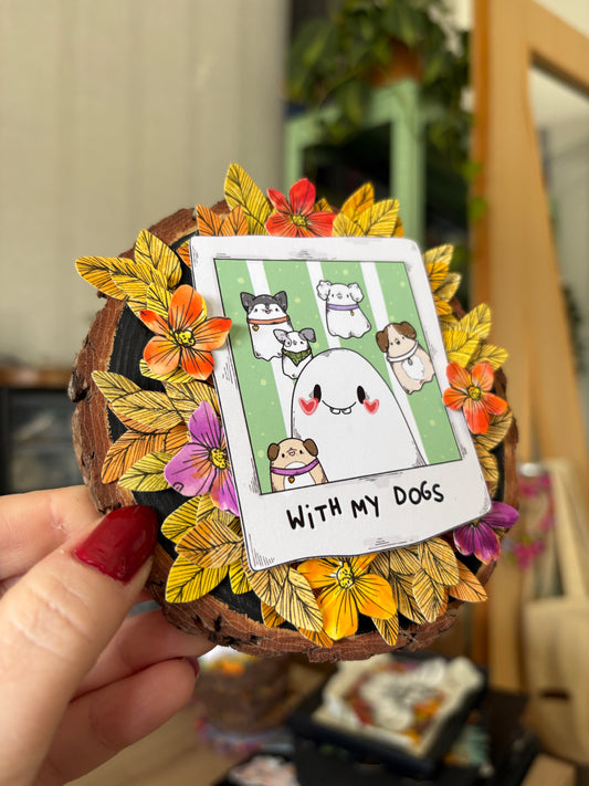 Artwood "With my Dogs" #2 (13cm)