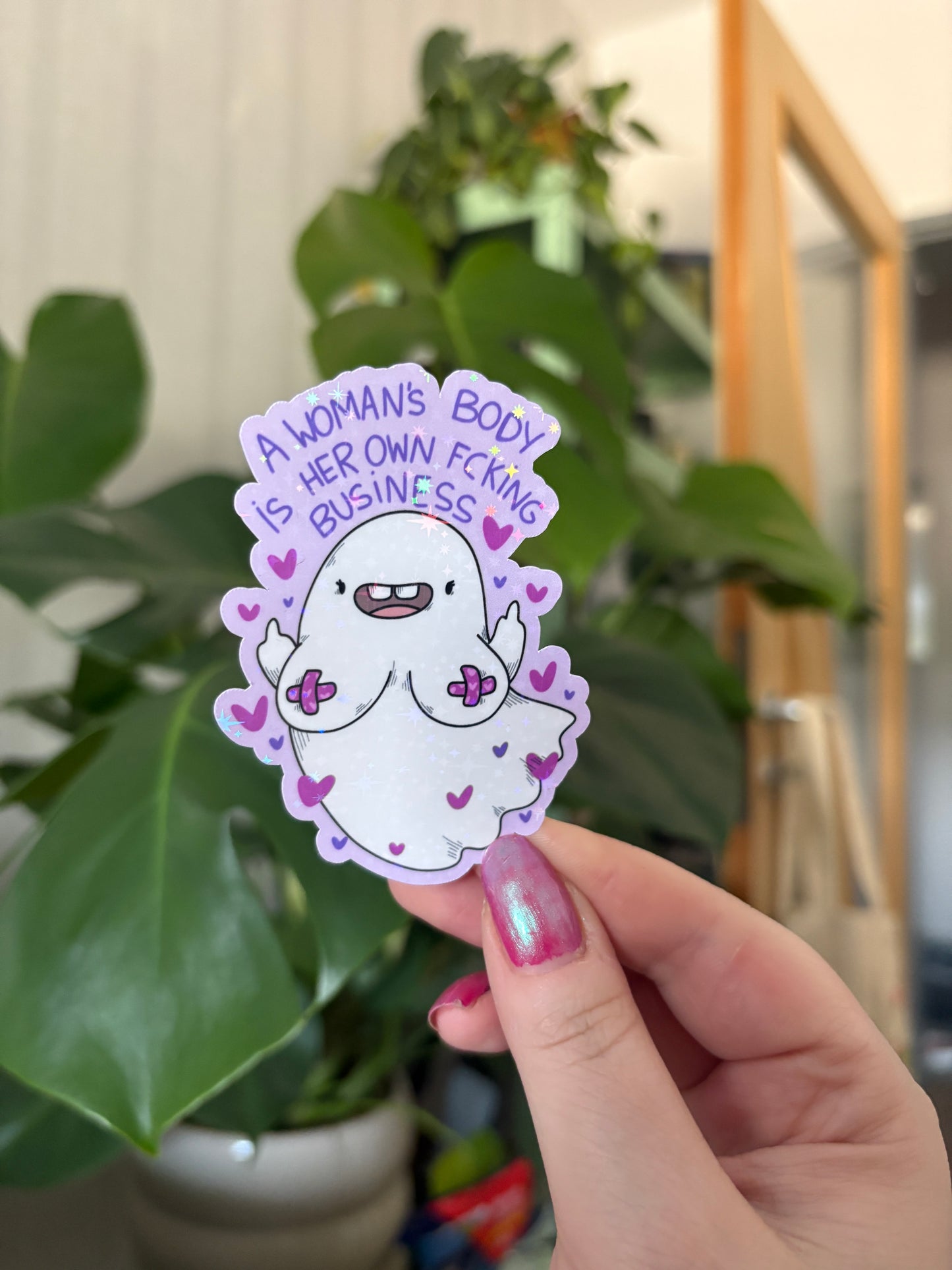 Sticker "Own Business #2" (glitzer)