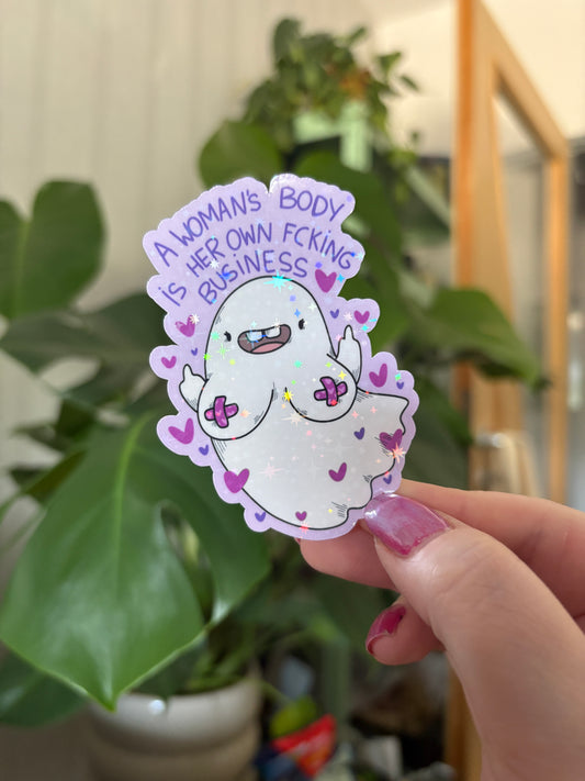 Sticker "Own Business #2" (glitzer)