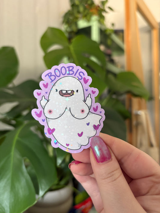 Sticker "Boobis" #4 (glitzer)