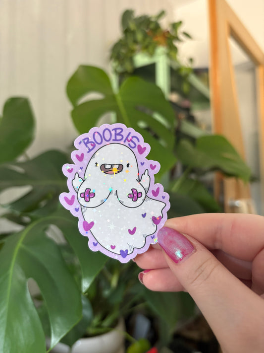 Sticker "Boobis" #3 (glitzer)