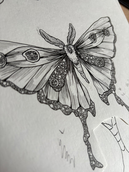 Alk Ink - Pur oder mit Motiv (DIN A4)