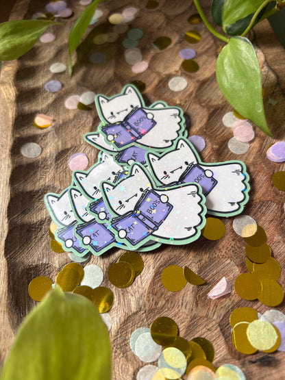 Sticker "Reading Catboo"