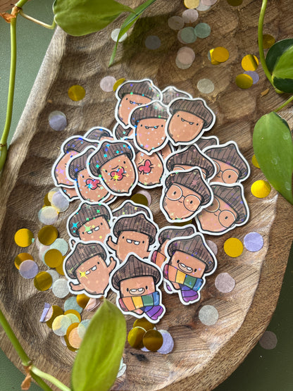 Sticker "Cute Acorns" (Set)