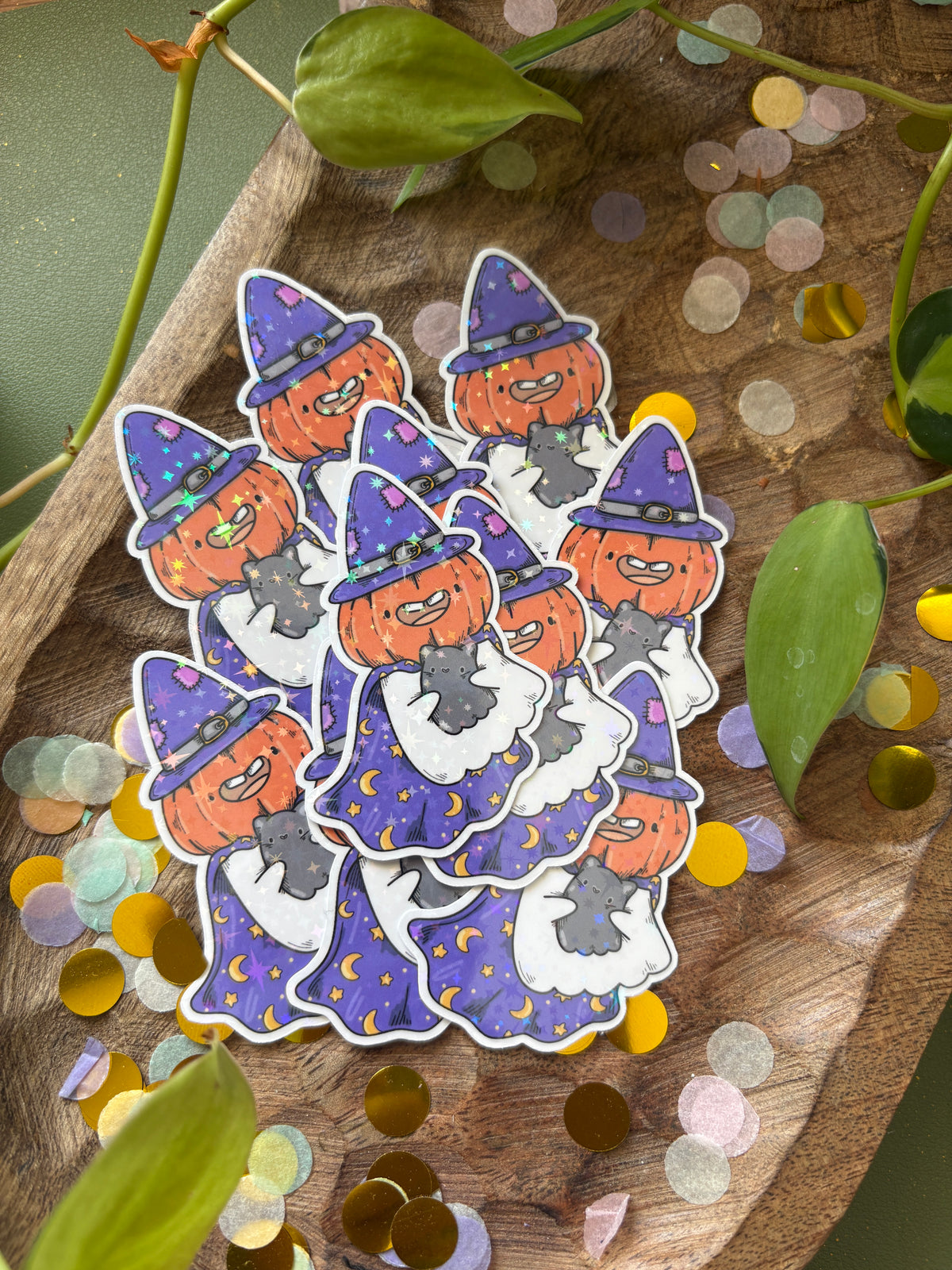 Sticker "Pumpkin Witch"