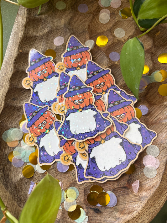 Sticker "Pumpkin Witch" #2