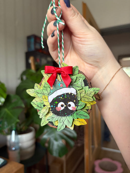 Baumanhänger "Fusselfreund Weihnachtsmütze" #2